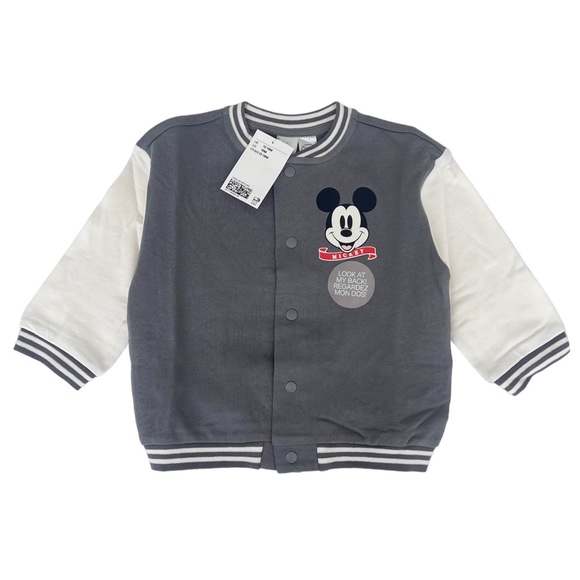 H&M baby Mickey baseball jacket - Picture 3 of 6